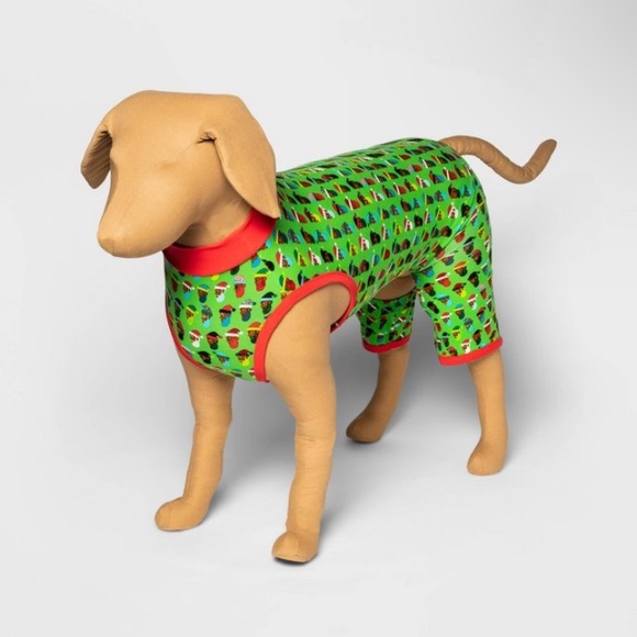 Dog and Cat Holiday Family Multi Santas Pajama - Wondershop Size M L XL - Picture 4 of 9